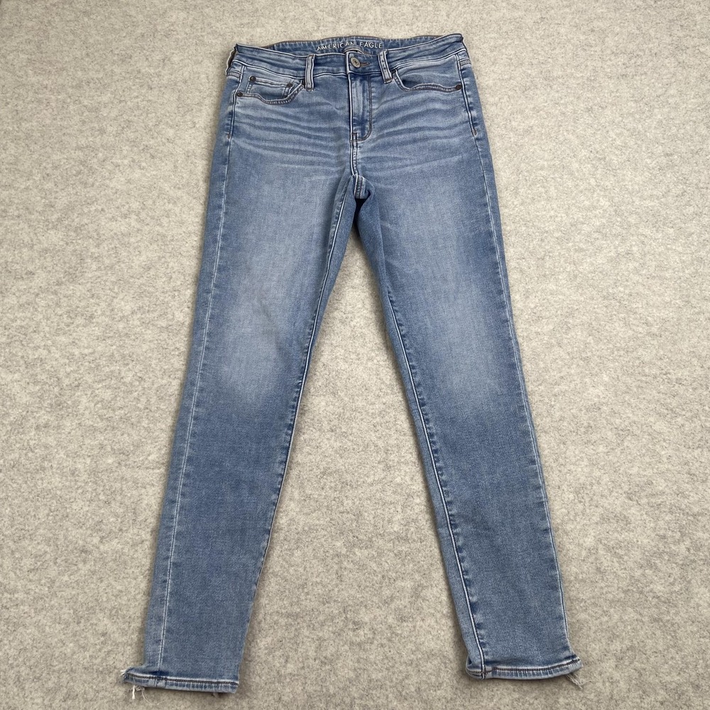 American Eagle Outfitters Jeans Womens 10 (29x27) Blue Jegging Stretch Soft Knit